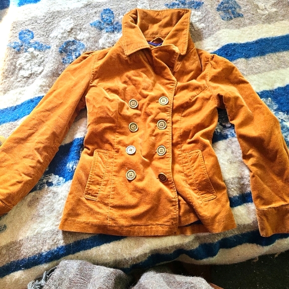 Velveteen Double Breasted Jacket - Picture 1 of 1